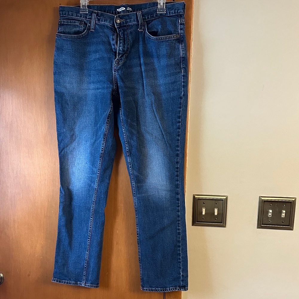 Old Navy Men's Straight Blue Jeans